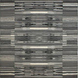 Ultra Soft Area Rug, Non Slip, Stain Resistant, Washable Area Rugs for Living Room, Bedroom, Elegant High-Contrast Linear Elements(Black)