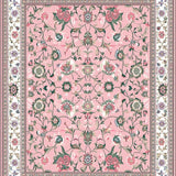 Whimsical Colorful Botanical Motif(Pink)