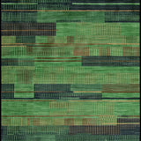 Sleek Low Pile Geometric Appeal(Green)