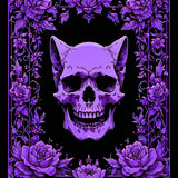 Ultra Soft Area Rug, Non Slip, Stain Resistant, Washable Area Rugs for Living Room, Bedroom, Gothic Occult Themed Decor(Purple)