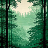 Elegant Minimalist Shapes(Green)