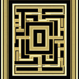 Timeless Greek Key Elegance(Black)