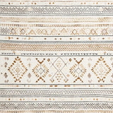Ultra Soft Area Rug, Non Slip, Stain Resistant, Washable Area Rugs for Living Room, Bedroom, Rustic Neutral Shag Pattern(Beige)