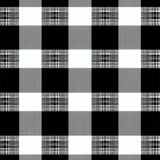 Cozy Minimalist Checked Texture(Black)