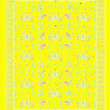 Ultra Soft Area Rug, Non Slip, Stain Resistant, Washable Area Rugs for Living Room, Bedroom, Cute Ethereal Flutter Pattern(Yellow)