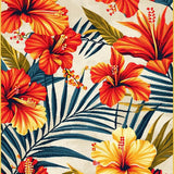 Ultra Soft Area Rug, Non Slip, Stain Resistant, Washable Area Rugs for Living Room, Bedroom, Modern Botanical Color Explosion(Red)