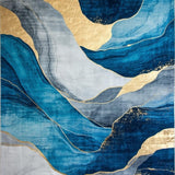 Chic Modern Color Block(Blue)