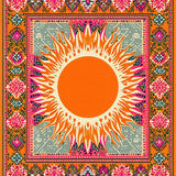 Ultra Soft Area Rug, Non Slip, Stain Resistant, Washable Area Rugs for Living Room, Bedroom, Bright Cheerful Ombre Texture(Orange)