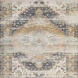 Ultra Soft Area Rug, Non Slip, Stain Resistant, Washable Area Rugs for Living Room, Bedroom, Rustic Neutral Geometric Design(Beige)