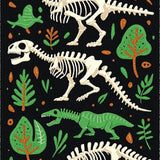 Bold Graphic T Rex Depiction(Black)