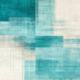 Dynamic Aqua and Ivory Fusion Style(Blue)