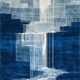 Bold Textured Ripple Arrangement(Blue)