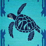 Ultra Soft Area Rug, Non Slip, Stain Resistant, Washable Area Rugs for Living Room, Bedroom, Charming Marine Animal Aesthetic(Blue)