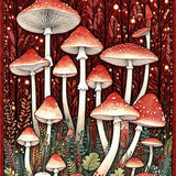 Cozy Pastel Mushroom Inspiration(Red)