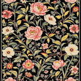 Lush Vintage Garden Aesthetic(Black)