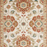 Artistic Distressed Symmetrical Shapes(Beige)