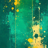 Elegant Distressed Artwork Influence(Green)