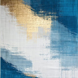 Elegant Retro Geometric Fusion(Blue)