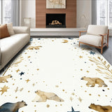 Cute Nordic Cloudscape Illustration(Beige)