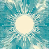 Vibrant Aqua Modern Artistry(Blue)