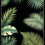 Tropical Paradise Runner With Exotic Leaf Arrangement(Green)