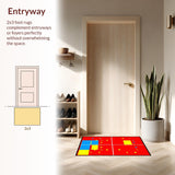 Color Splash Educational Play Surface(Red)