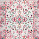 Ultra Soft Area Rug, Non Slip, Stain Resistant, Washable Area Rugs for Living Room, Bedroom, Contemporary Cozy Nature-Inspired Design(Pink)