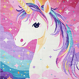 Whimsical Rainbow Shag Appeal(Pink)