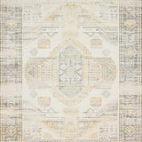 Ultra Soft Area Rug, Non Slip, Stain Resistant, Washable Area Rugs for Living Room, Bedroom, Boho Inspired Round Earthy Ivory & Light Beige Woven Accent Area(Ivory)