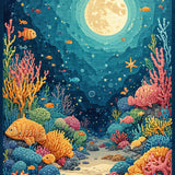 Ultra Soft Area Rug, Non Slip, Stain Resistant, Washable Area Rugs for Living Room, Bedroom, Sea World ABC Play Carpet: Ocean Animal Alphabet Learning Rug(Blue)