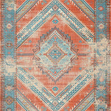 Elegant Sky and Terracotta Harmony(Red)