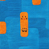 Fun Cartoon Cat Artwork Style(Blue)