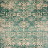 Ultra Soft Area Rug, Non Slip, Stain Resistant, Washable Area Rugs for Living Room, Bedroom, Rustic Geometric Soft Textures(Green)