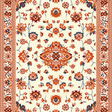 Whimsical Low Pile Floral Aesthetic(Beige)