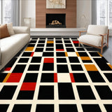 Contemporary Monochrome Checkerboard Style(Black)