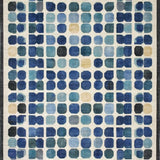 Ultra Soft Area Rug, Non Slip, Stain Resistant, Washable Area Rugs for Living Room, Bedroom, Modern Ombre Area Rug: Geometric Interpretation of a Classic Design(Blue)