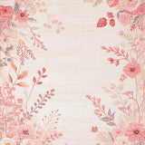 Artistic Chic Watercolor Floral Arrangement(Beige)