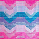 Ultra Soft Area Rug, Non Slip, Stain Resistant, Washable Area Rugs for Living Room, Bedroom, Eclectic Colorful Stripe Aesthetic(Pink)