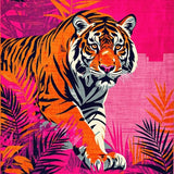 Ultra Soft Area Rug, Non Slip, Stain Resistant, Washable Area Rugs for Living Room, Bedroom, Stylish Pastel Animal Fantasy(Pink)