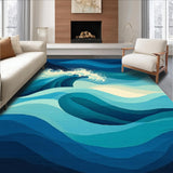 Charming Irregular Beach(Blue)