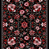 Timeless Black Botanical Arrangement(Black)