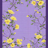 Ultra Soft Area Rug, Non Slip, Stain Resistant, Washable Area Rugs for Living Room, Bedroom, Charming Lavender Floral Aesthetic(Purple)