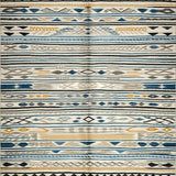 Chic Textured Symmetrical(Blue)