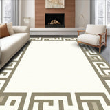 Refined Distressed Floral Medallion Style(Beige)