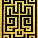 Ultra Soft Area Rug, Non Slip, Stain Resistant, Washable Area Rugs for Living Room, Bedroom, Elegant Black Gold Living Room Area Carpet(Gold)