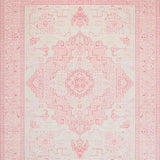 Striking Abstract Pink Color Blocks(Pink)