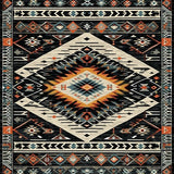 Vibrant Rustic Medallion Theme(Black)