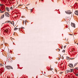 Ultra Soft Area Rug, Non Slip, Stain Resistant, Washable Area Rugs for Living Room, Bedroom, Vibrant Rosebud Textured Delight(Pink)