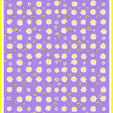 Ultra Soft Area Rug, Non Slip, Stain Resistant, Washable Area Rugs for Living Room, Bedroom, Whimsical Lavender Floral Motif(Purple)