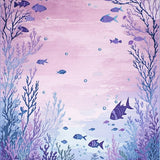 Radiant Color Splash Seascape(Purple)